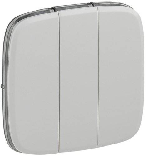 Лицевая панель Legrand Valena Allure для 3-кл. выключателя жемчуг фото Лицевая панель Legrand Valena Allure для 3-кл. выключателя жемчуг картинка